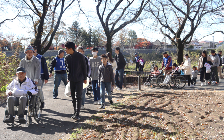防災を学びながらのウォーキングラリー大会