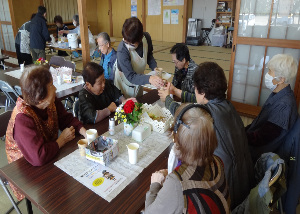 大前田町カフェの様子