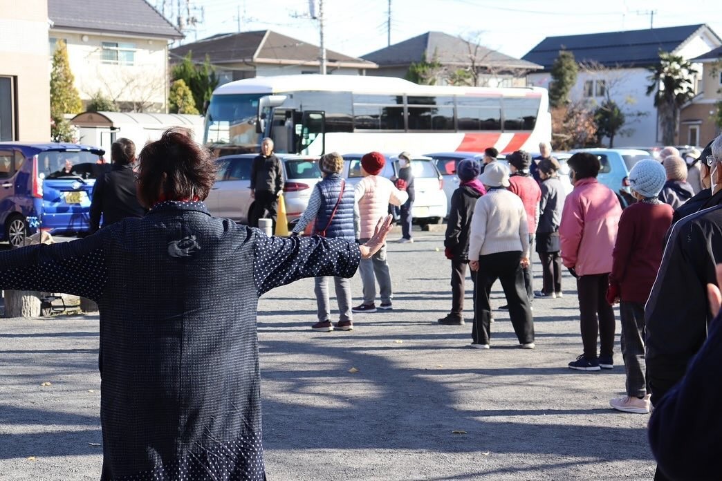 岩神地区社協 視察研修会の様子